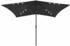 vidaXL Sonnenschirm mit LEDs und Stahl-Mast 2x3m