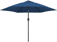 vidaXL Sonnenschirm mit Metall-Mast 300 cm Azurblau