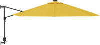 vidaXL Wand-Sonnenschirm Gelb 290 cm