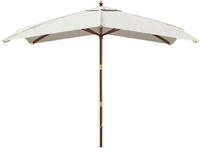 vidaXL Sonnenschirm mit Holzmast Sandfarben 300x300x273 cm