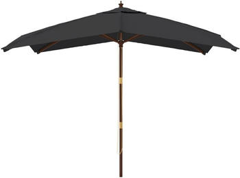 vidaXL Sonnenschirm mit Holzmast 300x300x273cm