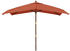 vidaXL Sonnenschirm mit Holzmast 300x300x273cm