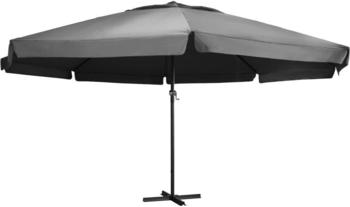 vidaXL Sonnenschirm mit Aluminium-Mast 600cm Anthrazit