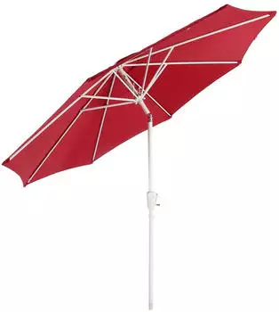 MCW Asti Gartenschirm &Oslash;2,7m neigbar Polyester/Alu 5kg rot (72332)