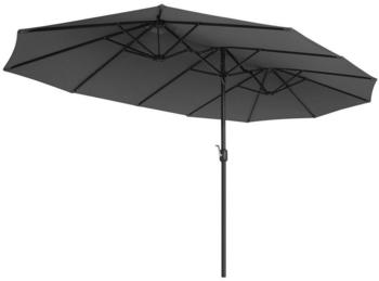 Songmics Doppelsonnenschirm 460x270cm grau (GPU36GY)