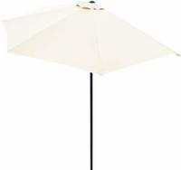 Kingsleeve - Sonnenschirm Halbrund 2,7m Gro&szlig; Kurbel Uv-schutz 80+ Balkon Terrasse