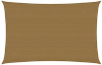 vidaXL Sonnensegel 160 g/m&sup2; Taupe 6x8 m HDPE