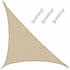 Beige: Amanka Dreieck HDPE 3 x 3 x 4,2 m