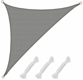 Amanka Dreieck HDPE 3 x 3 x 4,2 m grau