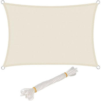 Woltu Sonnenschutz PES creme 3x4m (GZS1189cm04)