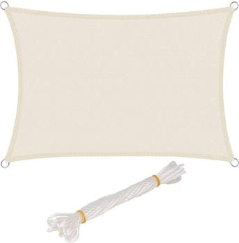 Woltu Sonnenschutz PES creme 3x5m (GZS1189cm06)