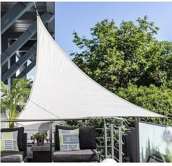 Windhager Sonnensegel Cannes 5 x 5 m Dreieckig Weiß