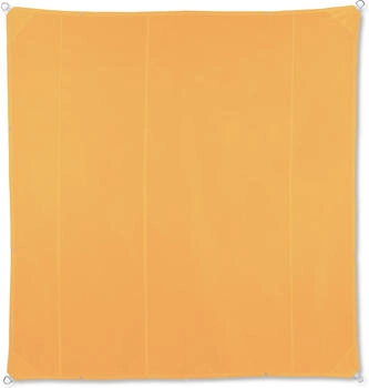 Relaxdays Quadratisches Sonnensegel gelb 3x3 m (10035847_983)