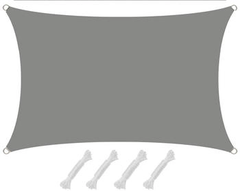 Amanka Rectangular shade sail 2 x 1 m waterproof Beige