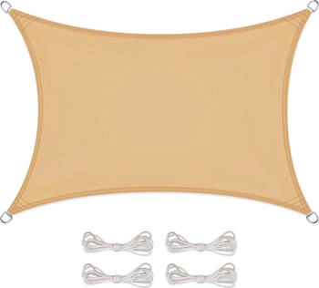 CelinaSun Sonnensegel BASIC PES Rechteck 2x3 sandbeige