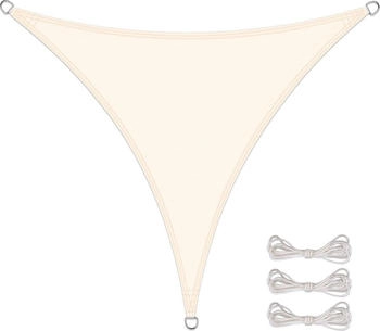 CelinaSun Sonnensegel BASIC PES Dreieck 3x3x3 cremeweiß