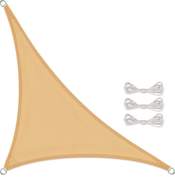 CelinaSun Sonnensegel BASIC PES Dreieck 3,6x3,6x5,1 sandbeige