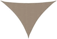 vidaXL Sonnensegel Taupe 7x5x5 m 100% Polyester Oxford