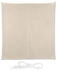 Relaxdays Sonnensegel quadratisch 3,0 x 3,0 m beige