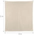 Relaxdays Sonnensegel quadratisch 3,0 x 3,0 m beige