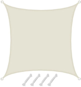 Amanka UPF50+ Sonnensegel 2x2 Polyester Quadratisch Beige