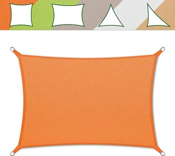 Floordirekt Wasserabweisendes Sonnensegel 3x5 m Orange