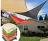 Woltu Sonnensegel Dreieck 2,5x2,5x3,5m Creme