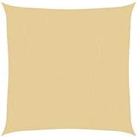 vidaXL Sonnensegel Sandfarbe 2,5x2,5 m 100% Polyester Oxford