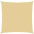 vidaXL Sonnensegel 2,5x2,5 m 100% Polyester Oxford Sandfarbe
