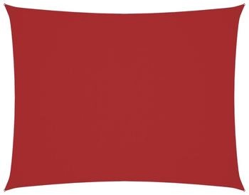 vidaXL Sonnensegel Oxford-Gewebe Rechteckig 2x3,5 m Rot