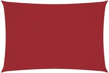vidaXL Sonnensegel Oxford-Gewebe Rechteckig 2,5x4,5 m Rot