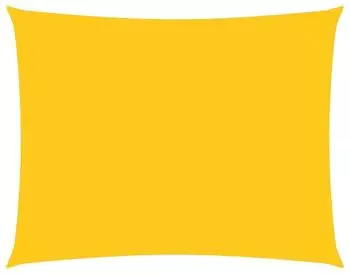 vidaXL Sonnensegel Oxford-Gewebe Rechteckig 2,5x4 m Gelb