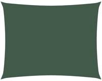 vidaXL Sonnensegel Oxford-Gewebe Rechteckig 2,5x3,5 m Dunkelgr&uuml;n