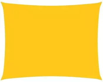 vidaXL Sonnensegel Oxford-Gewebe Rechteckig 3,5x5 m Gelb