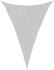 vidaXL Sonnensegel 5x7x7 m 100% Polyester Oxford Hellgrau