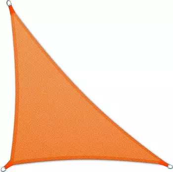 Floordirekt Wasserabweisendes Sonnensegel 5x5x7 m Orange