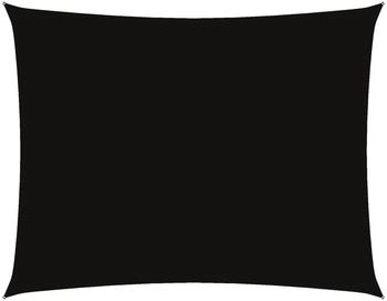 vidaXL Sonnensegel Oxford-Gewebe Rechteckig 6x8 m Schwarz