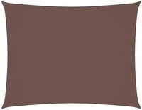 vidaXL Sonnensegel Oxford-Gewebe Rechteckig 6x7 m Braun