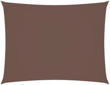 vidaXL Sonnensegel Oxford-Gewebe Rechteckig 5x7 m Braun