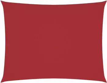 vidaXL Sonnensegel Oxford-Gewebe Rechteckig 3x4,5 m Rot