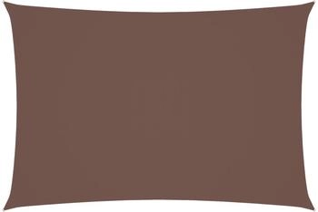 vidaXL Sonnensegel Oxford-Gewebe Rechteckig 3x5 m Braun