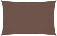vidaXL Sonnensegel Oxford-Gewebe Rechteckig 2,5x5 m Braun