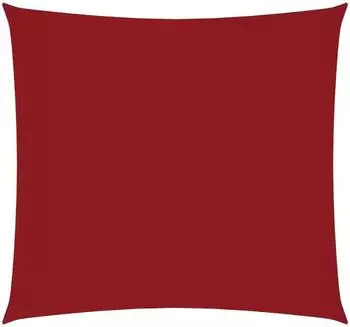 vidaXL Sonnensegel Oxford-Gewebe Quadratisch 4x4 m Rot
