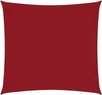 vidaXL Sonnensegel Oxford-Gewebe Quadratisch 2x2 m Rot