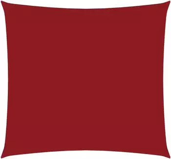 vidaXL Sonnensegel Oxford-Gewebe Quadratisch 2,5x2,5 m Rot