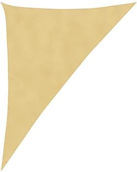 vidaXL Sonnensegel 4x5x6,4 m 100% Polyester Oxford Sandfarbe
