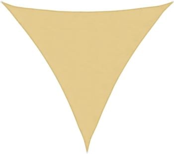 vidaXL Sonnensegel 4,5x4,5x4,5 m 100% Polyester Oxford Sandfarbe