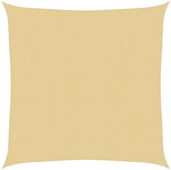 vidaXL Sonnensegel 3x3 m 100% Polyester Oxford Sandfarbe
