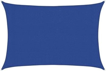vidaXL Sonnensegel 160 g/m² Rechteckig 3x5 m HDPE Blau