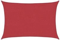vidaXL Sonnensegel 160 g/m&sup2; Rot 3x5 m HDPE